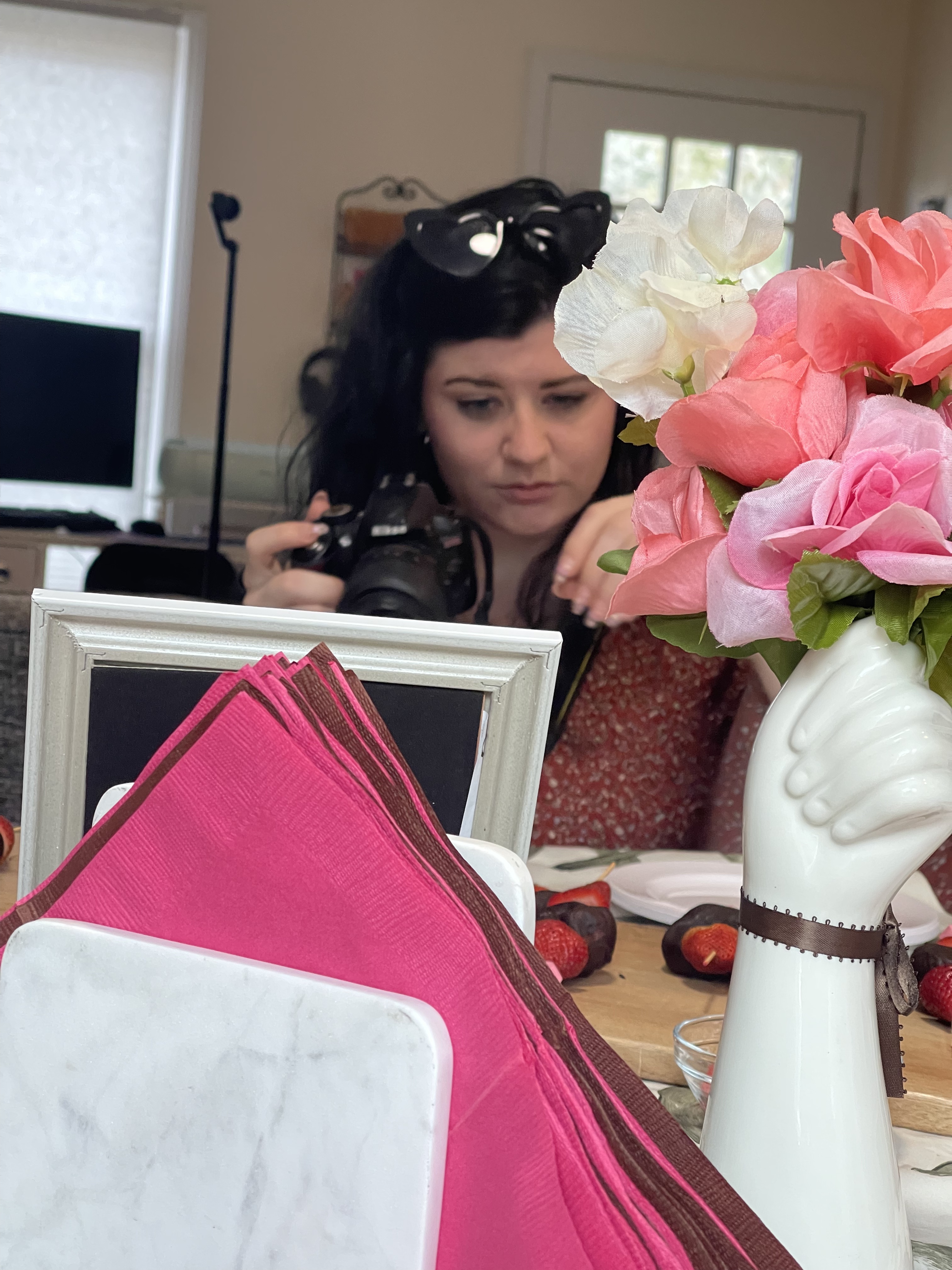 confused baleigh shortreed photo of shooting photo with nikon camera