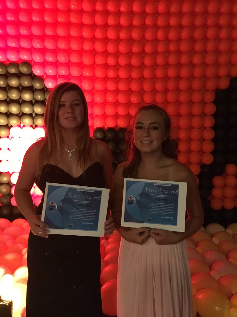 baleigh shortreed CBA certification gala 2017