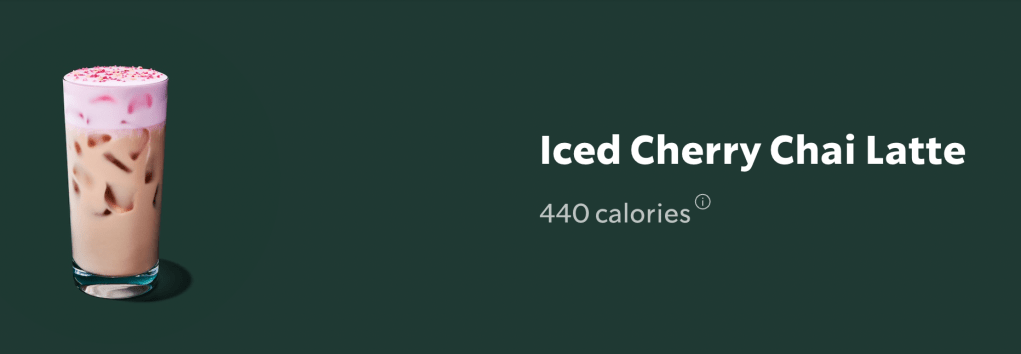 Iced Cherry Chai Latte by Starbucks